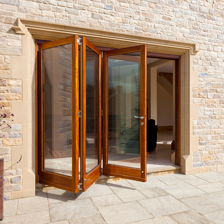 Bi fold door track system