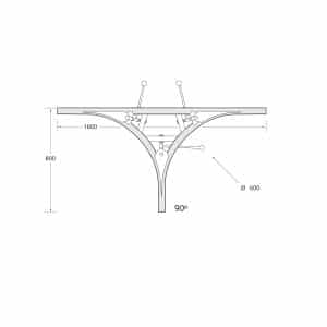 Multirail Track Switch, Three Direction Change Multirail Track Switch, Three Direction Change