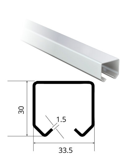 ceiling track system for curtains