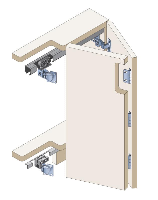 FurnFold - folding wardrobe door system