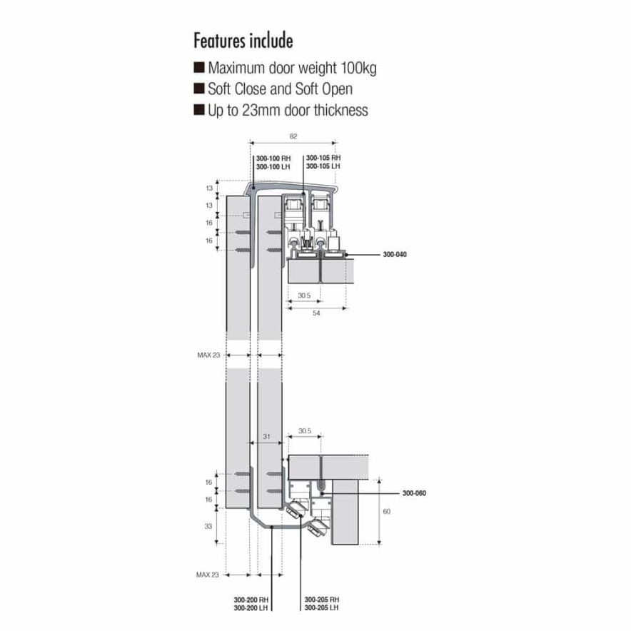 Sliding Wardrobe Door Kits