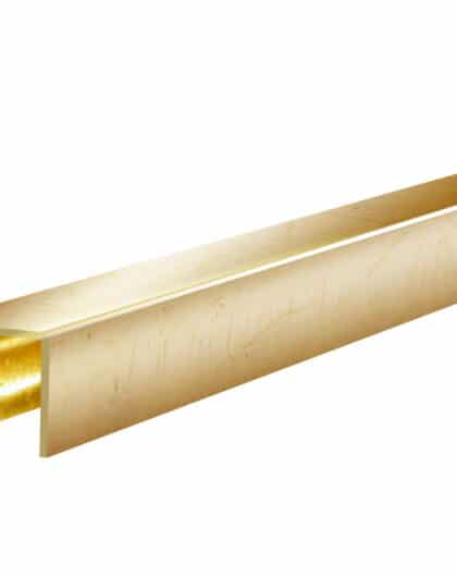 Series Mini 2m Brass Plated Top Track Guide Channel