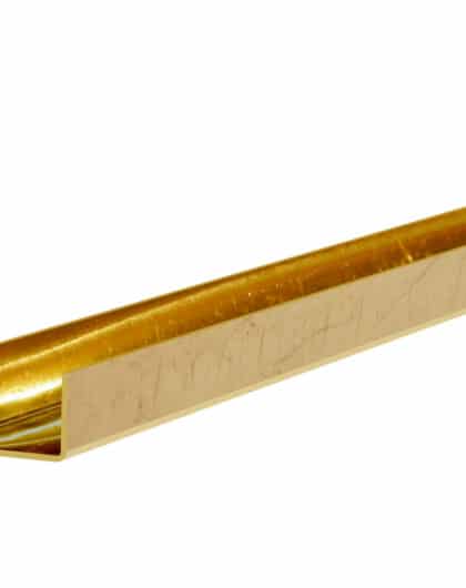 Series Mini 2m 6 x 3.7mm Deep Brass Plated Bottom Guide Channel 25kg Capacity