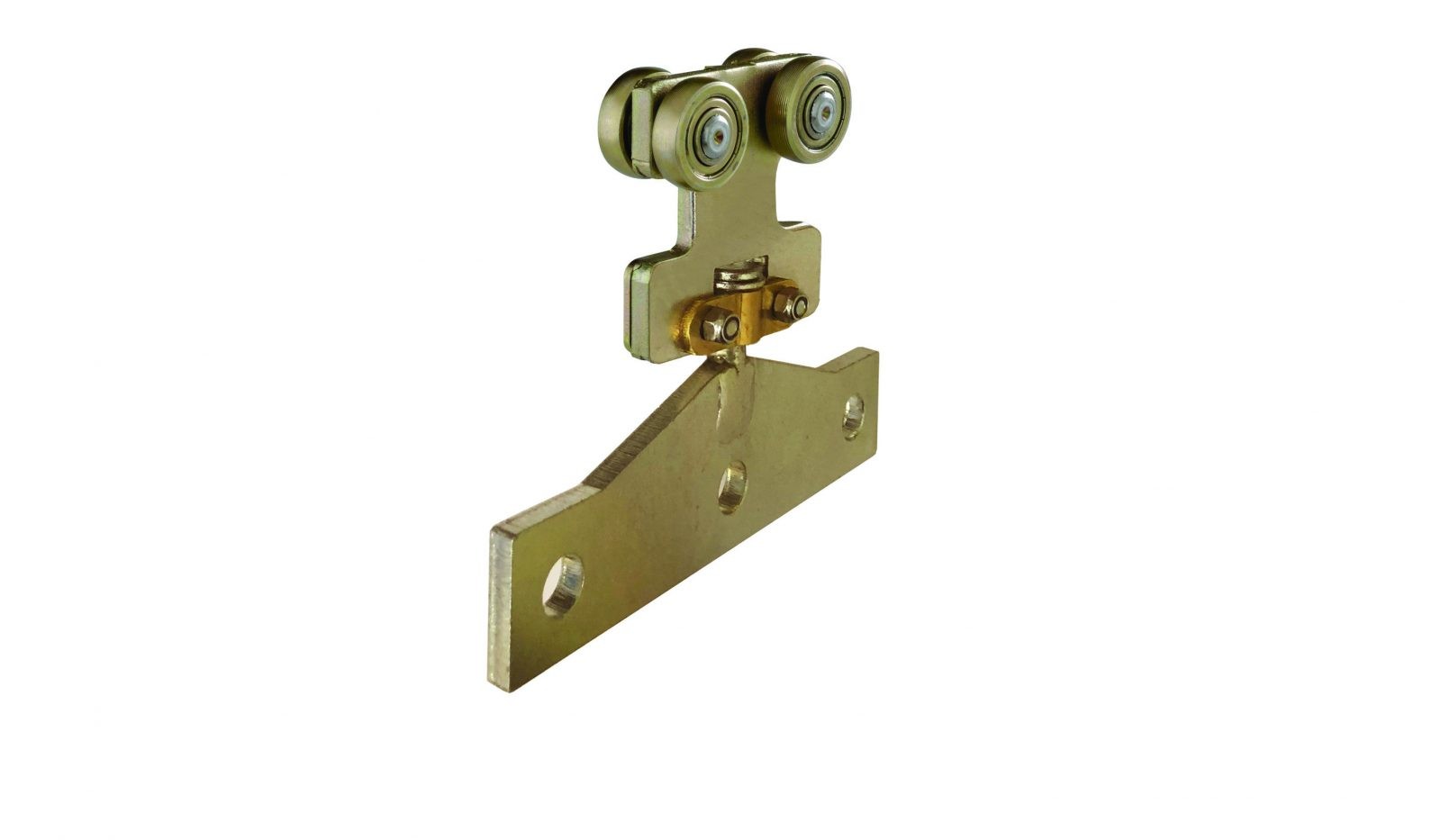 Multirail Four Wheel Hanger With Friction Rotating Plate