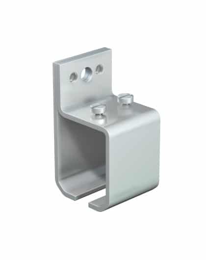 Series 70 Face Fixing Track Support Bracket Connector For Galvanized Steel Top Track