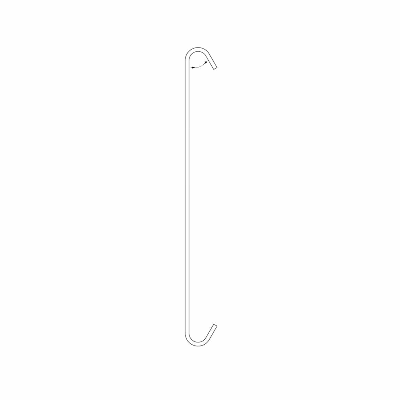 Multirail 300mm X 4mm Copper Hanging Hook