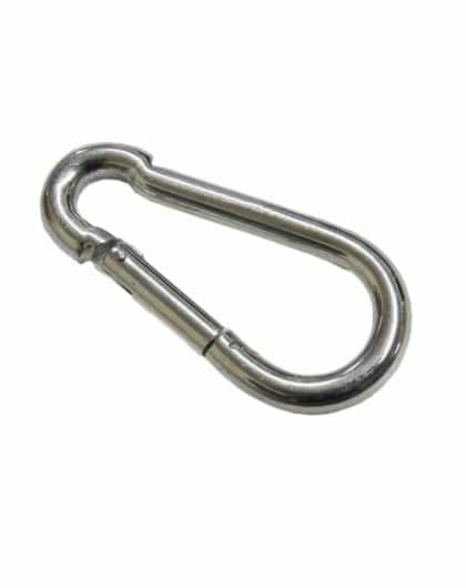 Carbine Hook BZP - 5mm x 50mm - For Heavy Duty Curtain Track Systems