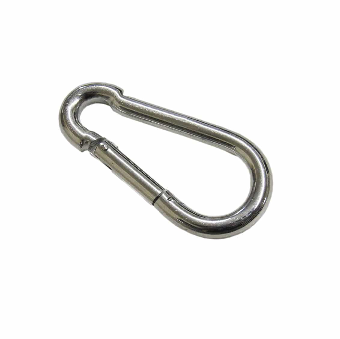 Carbine Hook BZP - 5mm x 50mm - For Heavy Duty Curtain Track Systems