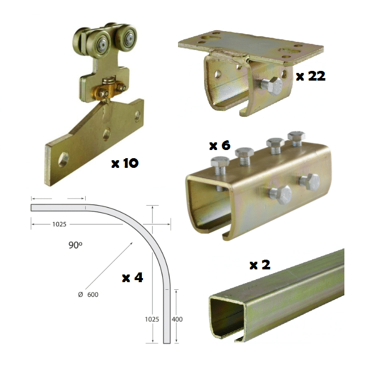 Multirail Overhead Track System