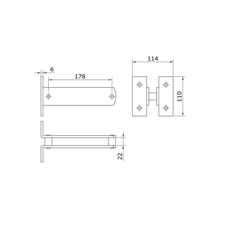 Series 2000 Double Face Fixing Track Support Suited to Adjustable Soffit Fixing Bracket spec