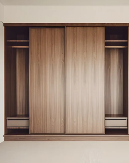 2Slide Door System for Cabinet/Wardrobe Doors - Max Door Weight: 50kg