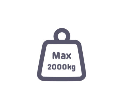 Max weight icon 2000kg