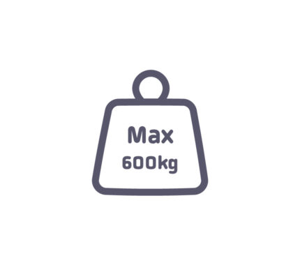 Max weight icon 600kg