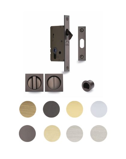 pocket door handles with lock