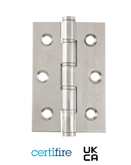 76mm Stainless steel washered hinge - Stainless Steel