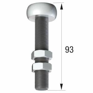 Series 34mm Diameter Brass Bottom Guide Roller, On M16 Shaft