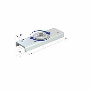 Series 250 Rotating Steel Suspension Plate, M20 Thread
