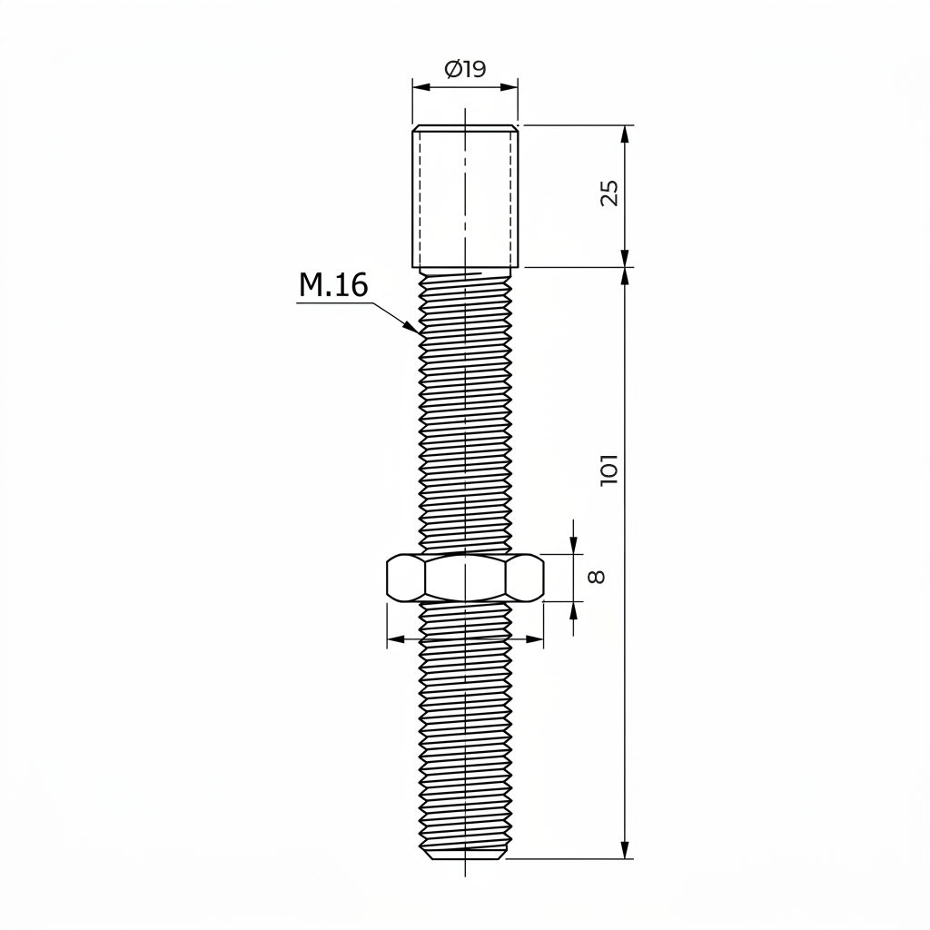Series St/St 316 Grade Bottom Guide Roller With Thread