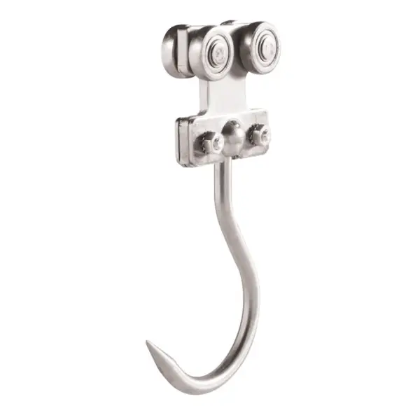 Multirail Four Wheel Hanger With Rotating Stainless Steel Meat Hook 150kg