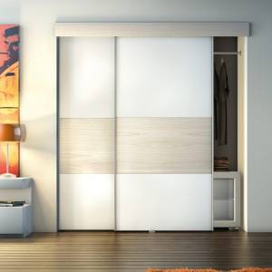 Apartmento Sliding Wardrobe Double Bypassing Track Kit