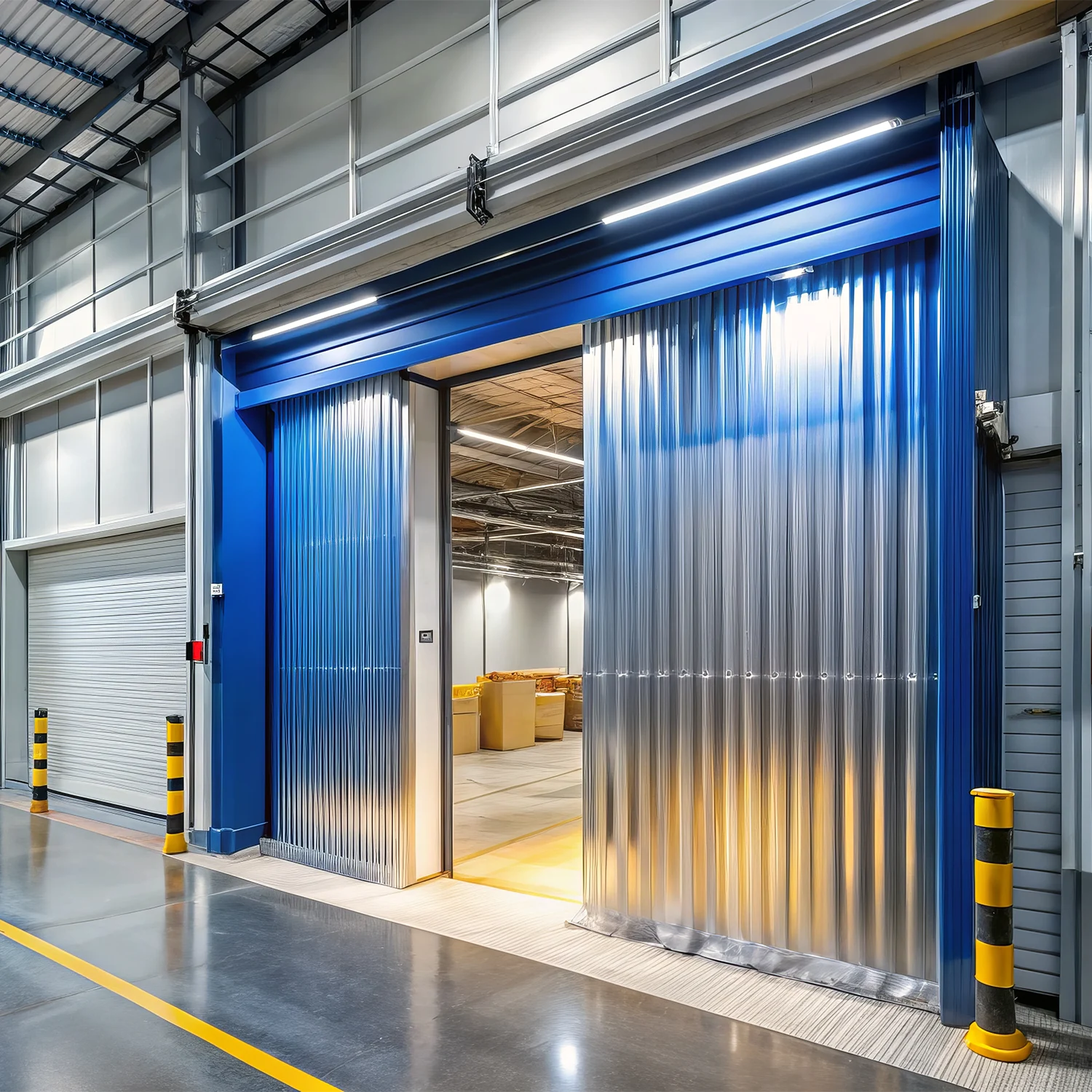 Industrial sliding door