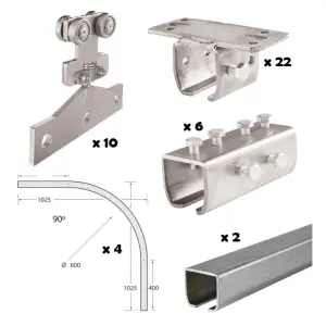 Multirail Overhead Track Conveyor Basic Kit