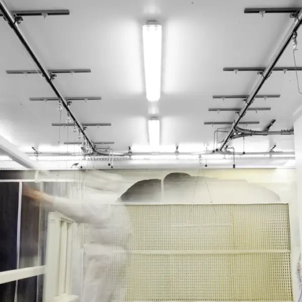 Multirail Overhead Manual Pull Track System – Easy Order