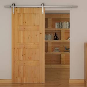 Stainless Steel Sliding Barn Door Hardware Kit