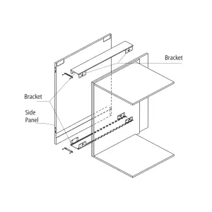 Side panel connector