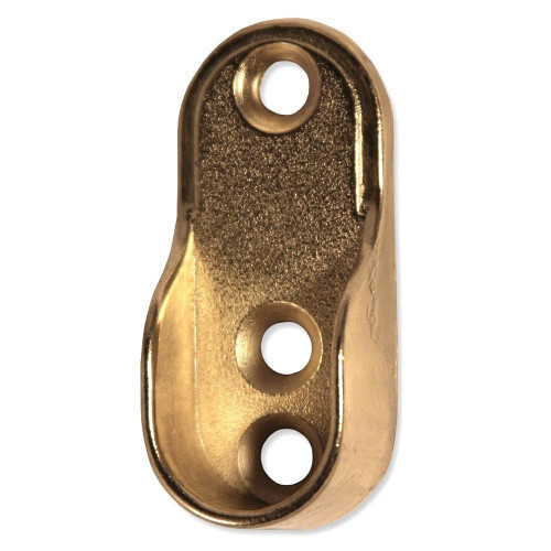 Wardrobe Rail Oval End Sockets Single