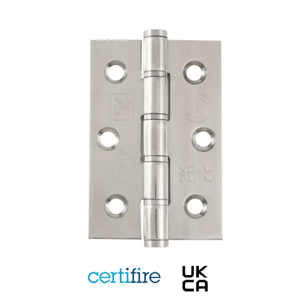 76mm Stainless steel washered hinge – Stainless Steel