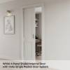 Pocket door system with 4 Shaker door lifestyle