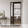 Pocket door system with Rome Glazed door lifestyle